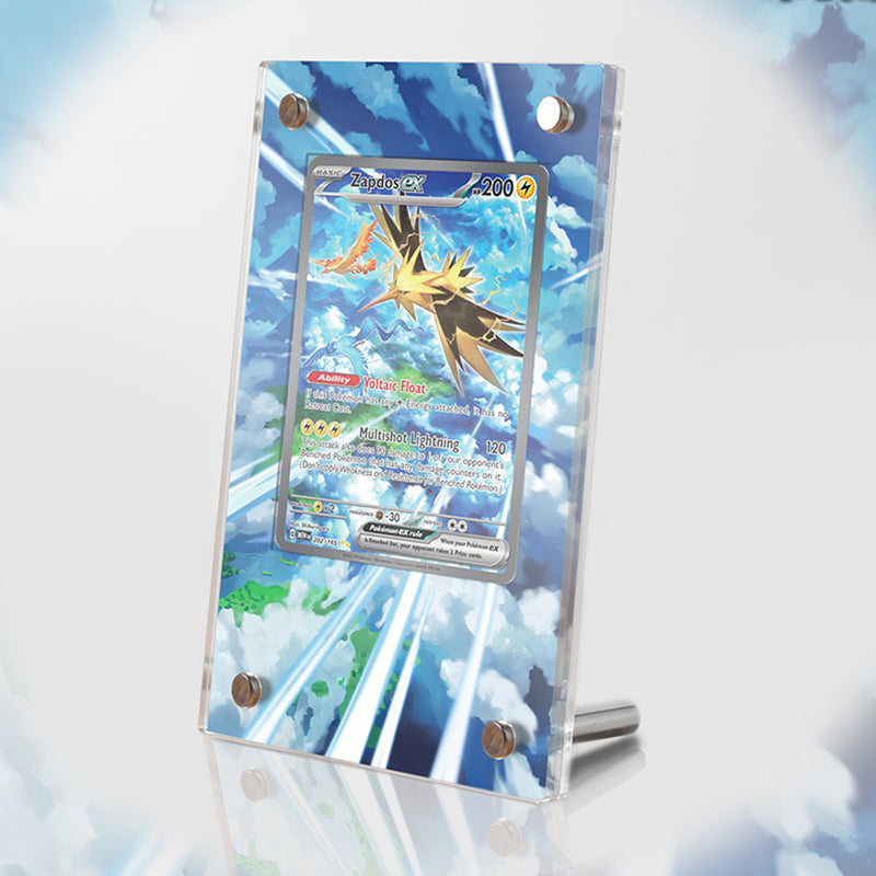 Zapdos 202/165 - Extended Artwork Display Case | KamiZone Zapdos 202/165 - Extended Artwork Display Case | KamiZone