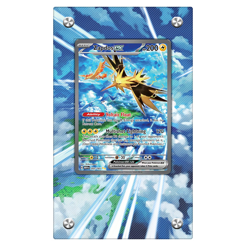 Zapdos 202/165 - Pokémon Extended Artwork Protective Display Case
