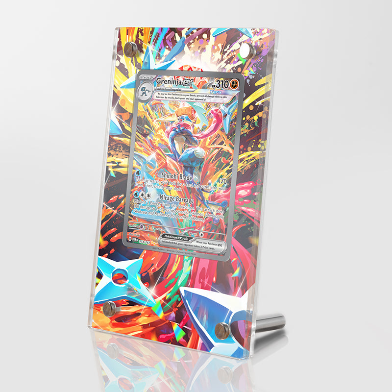 Greninja ex 214/167 - Extended Artwork Display Case | KamiZone Greninja ex 214/167 - Extended Artwork Display Case | KamiZone