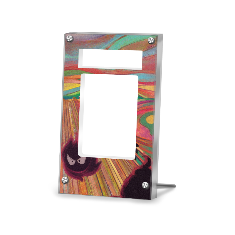 Psyduck 286/SM-P SCREAM Munch - Pokémon CGC Extended Artwork Protective Card Display Case