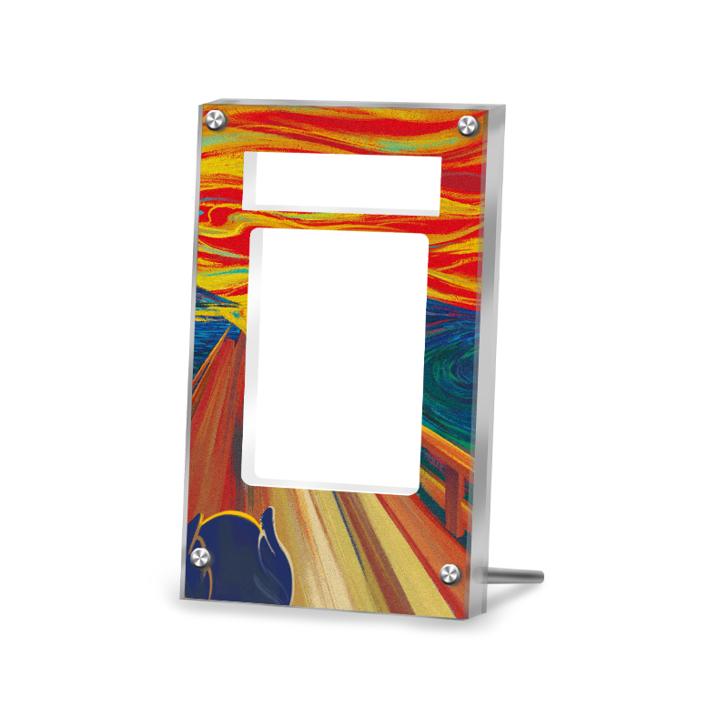 Mimikyu 289/SM-P SCREAM Munch - Pokémon CGC Extended Artwork Protective Card Display Case