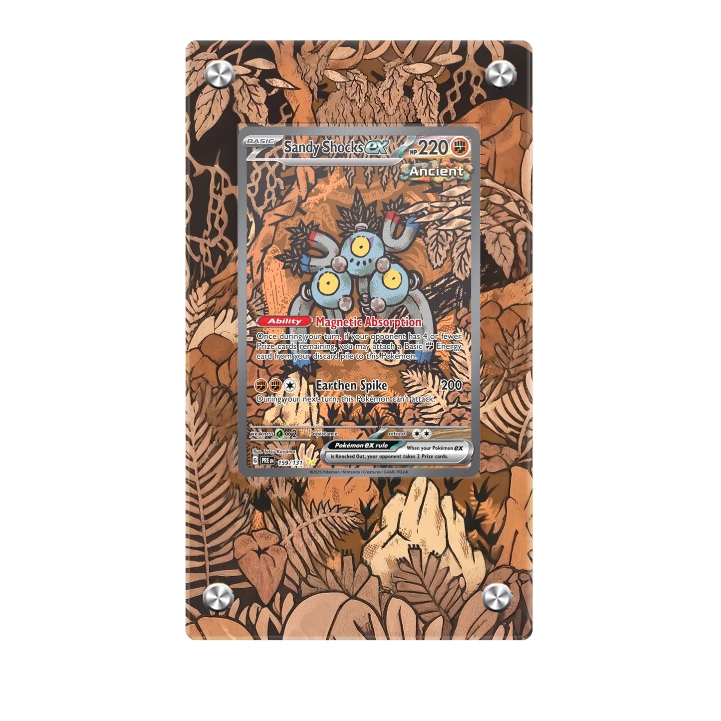 Sandy Shocks ex 159/131 - Pokémon Extended Artwork Protective Card Display Case