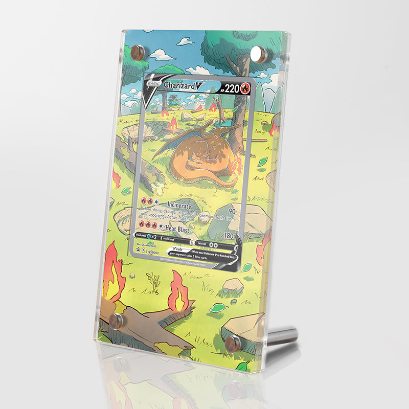 Charizard SWSH 260 - Pokémon Extended Artwork Protective Card Display Case