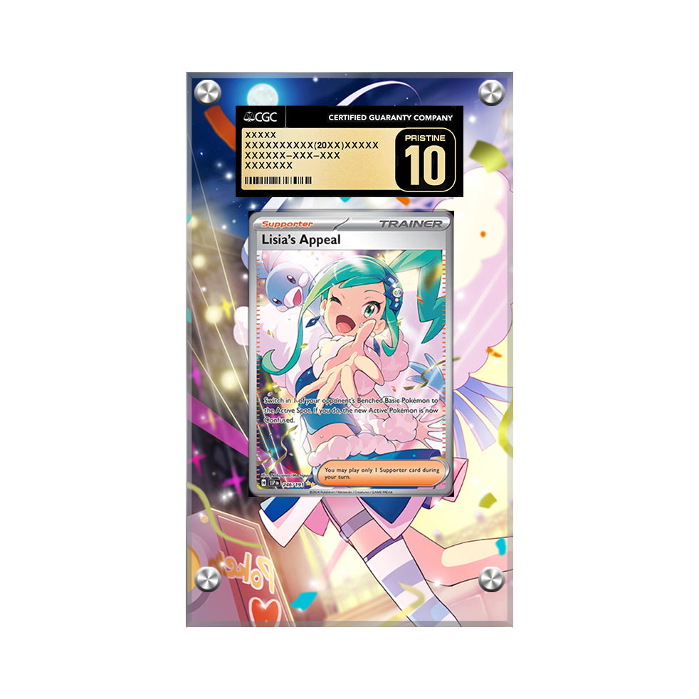 Lisia's appeal 234/191 - Pokémon CGC Extended Artwork Protective Card Display Case