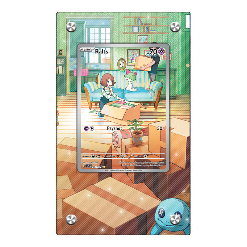 Ralts 211/198 - Pokémon Extended Artwork Protective Card Display Case