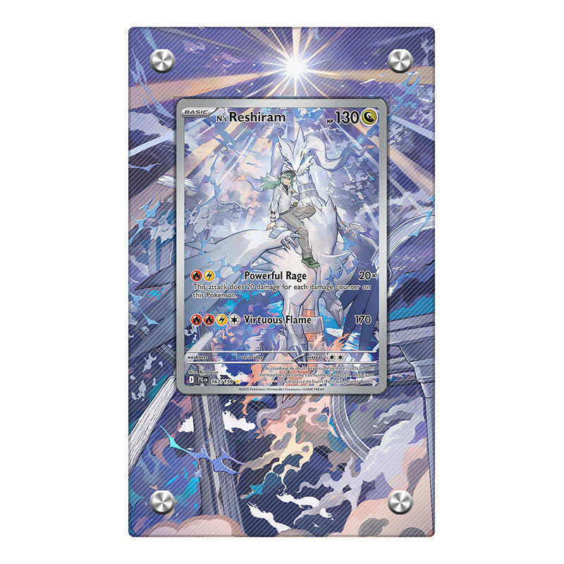 N's Reshiram 167/159 - Pokémon Extended Artwork Protective Card Display Case