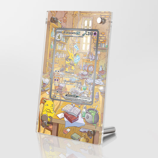 Alakazam ex 201/165 - Pokémon Extended Artwork Protective Card Display Case