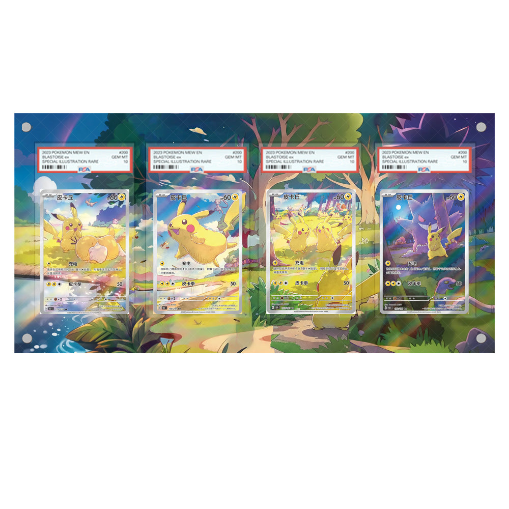 Pikachu Chinese exclusives - Pokémon Extended Artwork Protective Card Display Case
