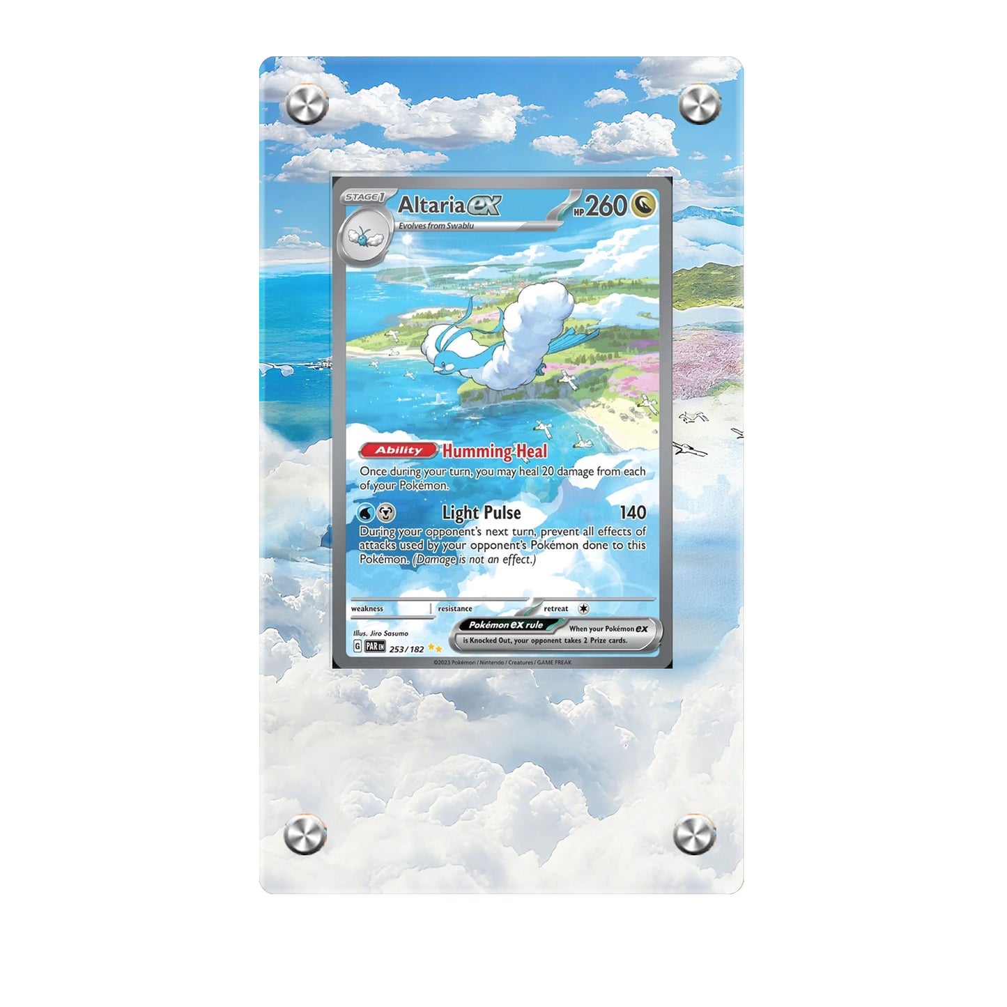 Altaria ex 253/182 - Pokémon Extended Artwork Protective Card Display Case