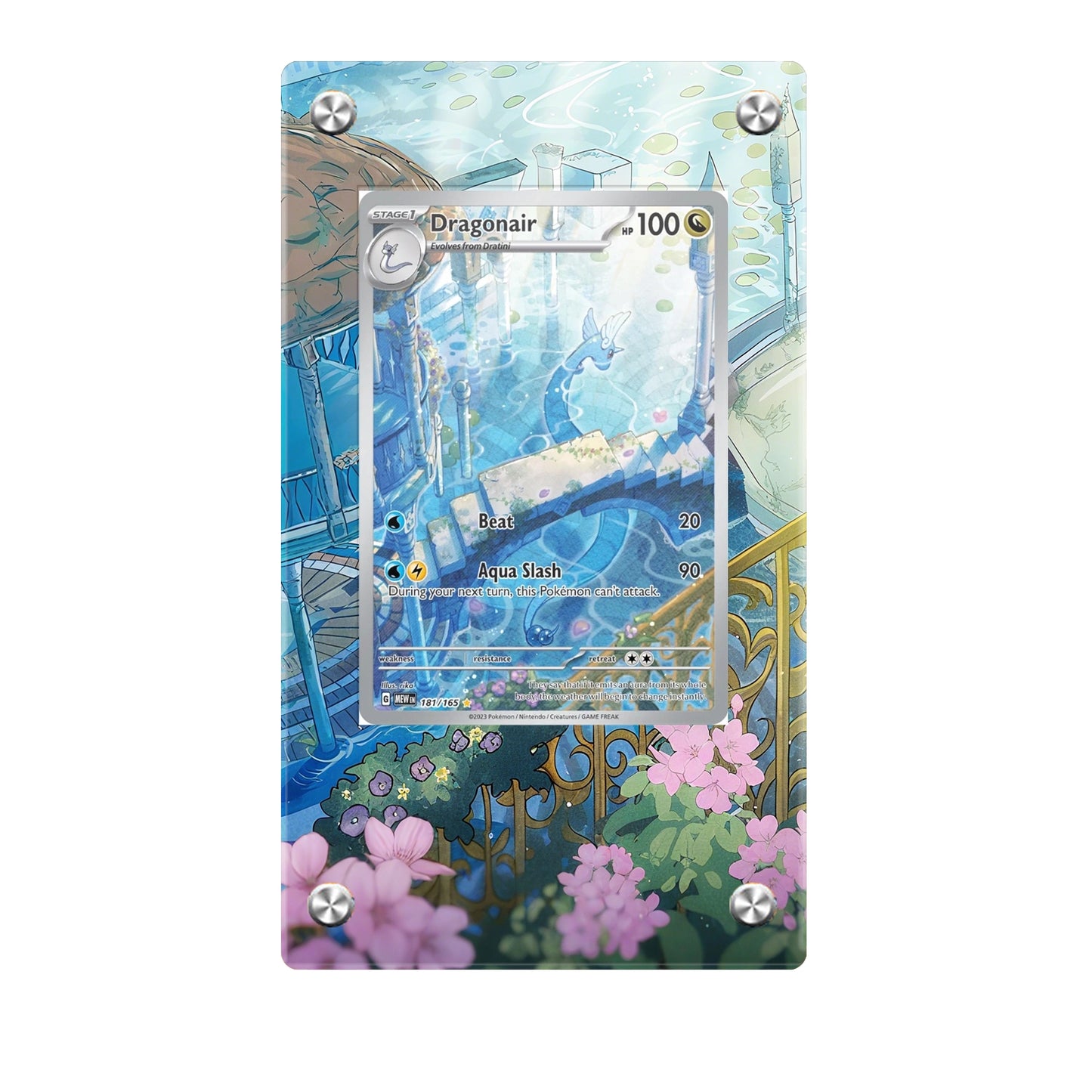 Dragonair 181/165 - Pokémon Extended Artwork Protective Card Display Case