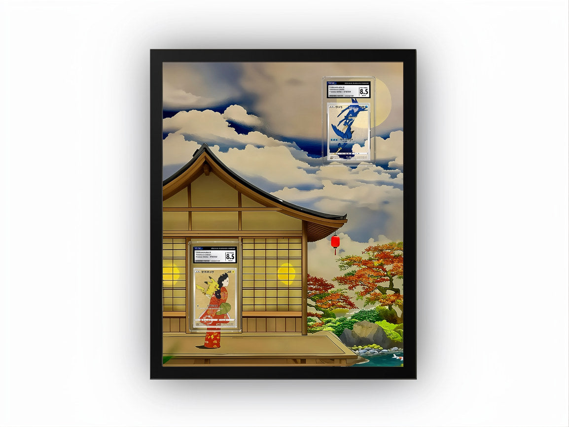 Pikachu 227/s-p & Cramorant 226/s-p - Extended Artwork Metal Frame