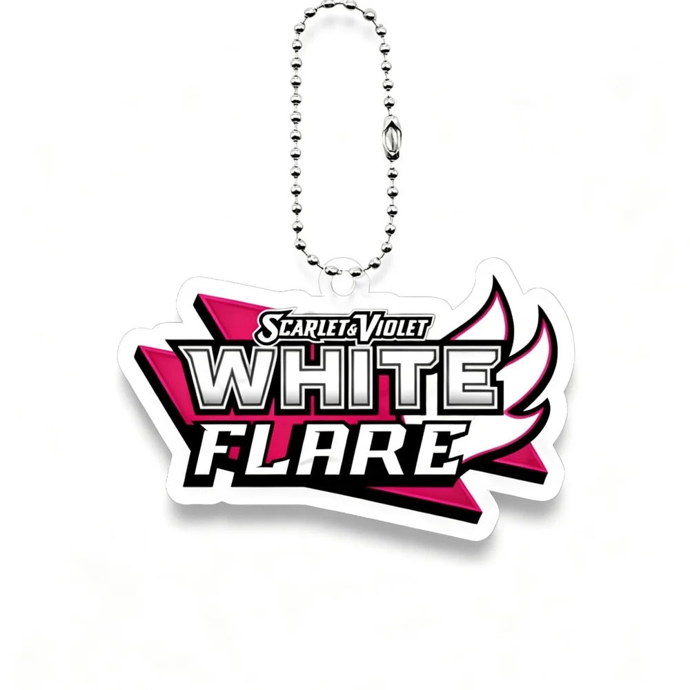 Pokemon binder keychain - White Flare