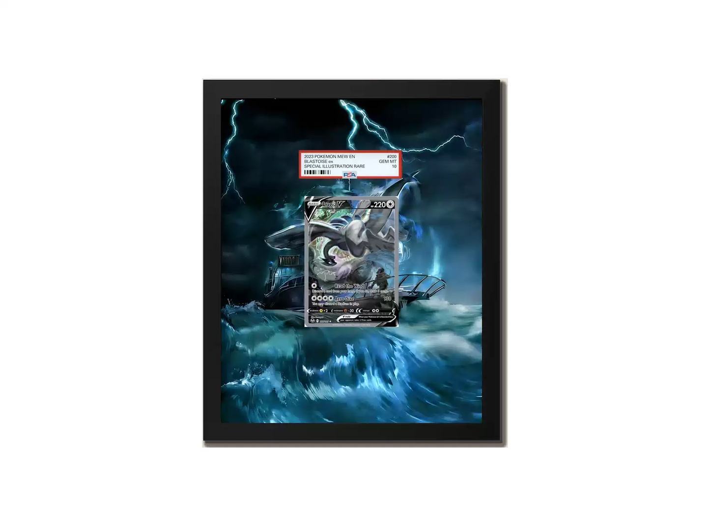 Lugia V 186/195 - Extended artwork Metal Frame