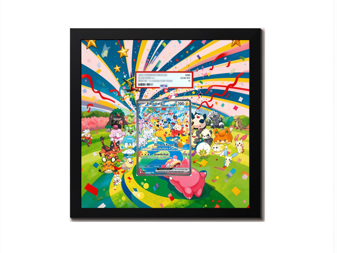 Pikachu ex - 149/128 - Extended Artwork Metal Frame