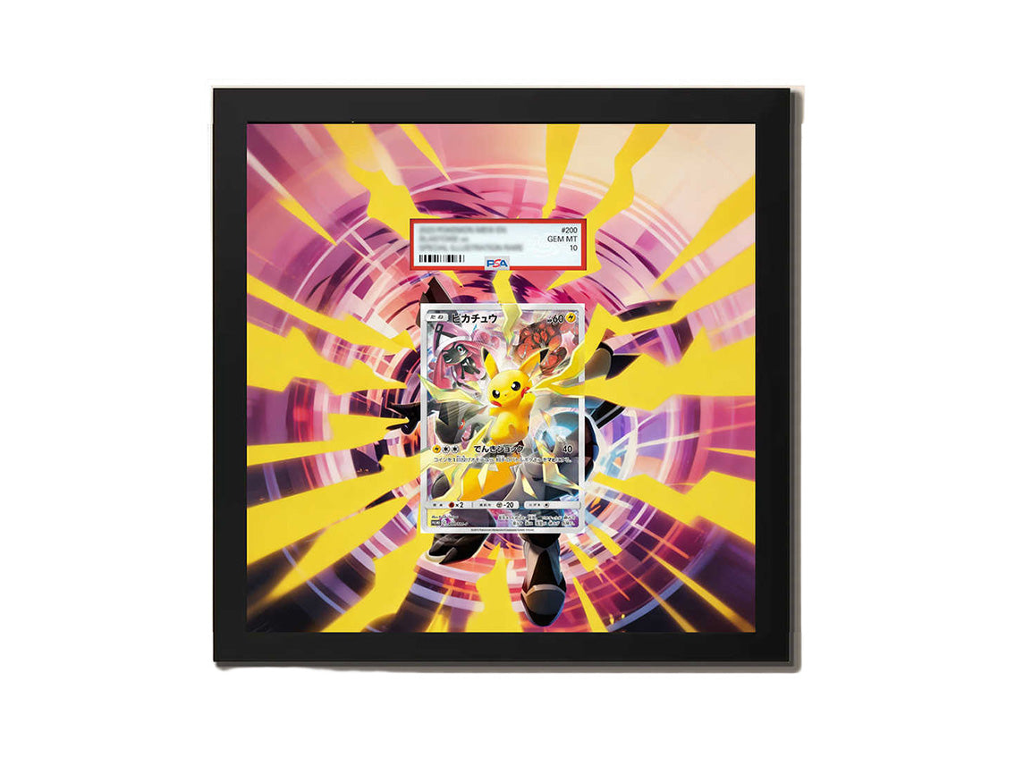 Pikachu - 400/SM-P - Extended Artwork Metal Frame