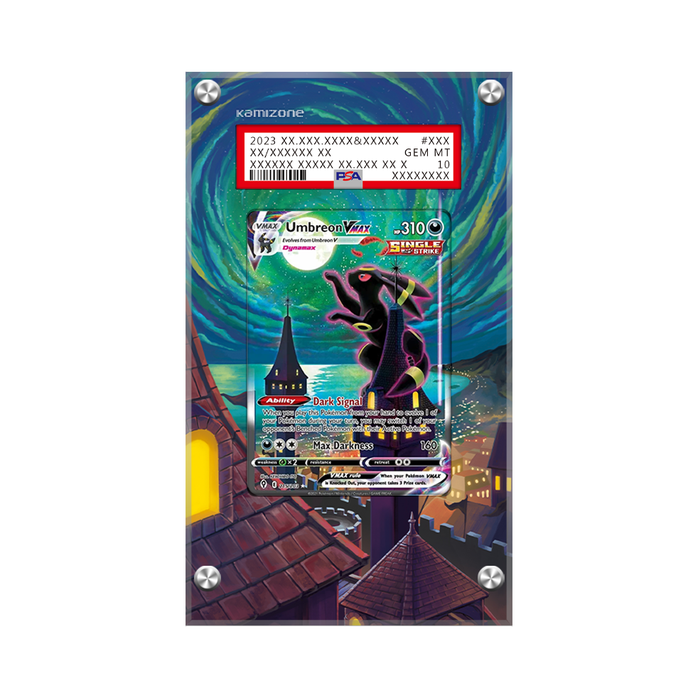 Umbreon Vmax - Extended Artwork PSA Case | KamiZone Umbreon Vmax - Extended Artwork PSA Case | KamiZone