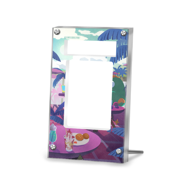 Iono 237/091 Pokémon Extended Artwork Protective Card Display Case Psa/cgc/raw