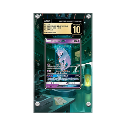 Mewtwo GX 78/73 Pokémon Extended CGC Artwork Protective Card Display Case