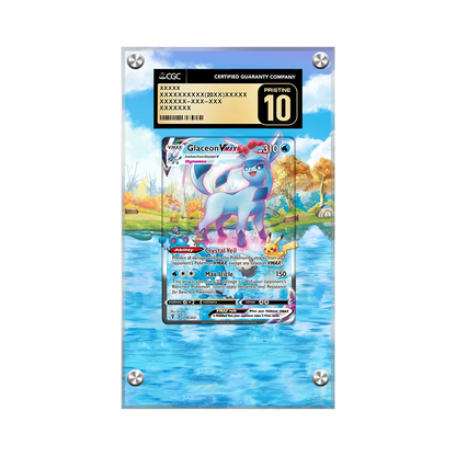 Glaceon VMAX 209/203 Pokémon Extended CGC Artwork Protective Card Display Case