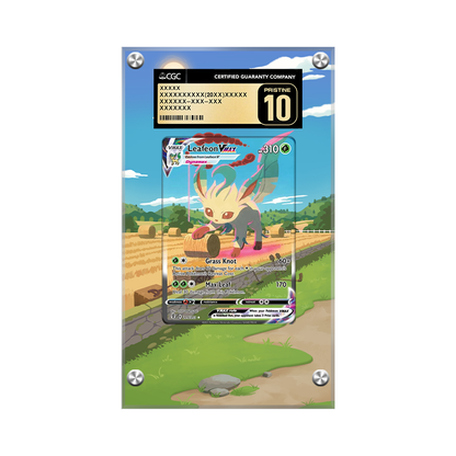 Leafeon VMAX 205/203 Pokémon Extended Artwork Protective Card Display Case Psa/cgc/raw