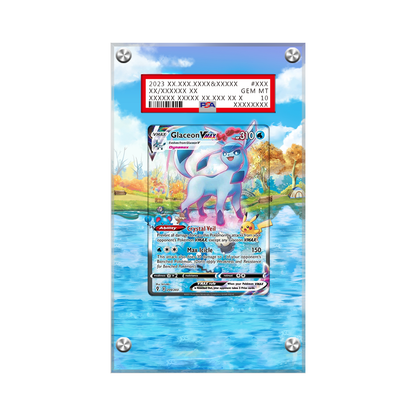 Glaceon VMAX 209/203 Pokémon Extended Artwork Protective Card Display Case Psa/cgc/raw