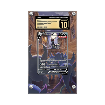 Umbreon V 189/203 Pokémon Extended Artwork Protective Card Display Case PSA/CGC/RAW
