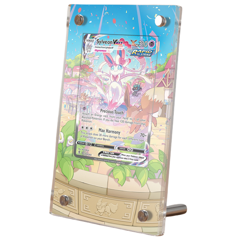 Sylveon VMAX 212/203 Pokémon Extended Artwork Protective Card Display Case Psa/cgc/raw