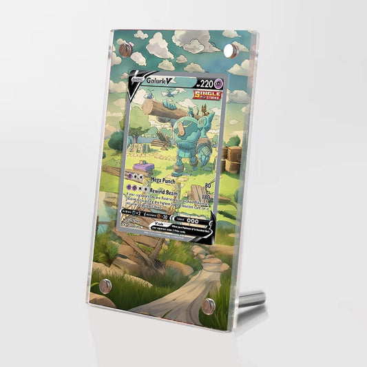 Golurk V 182/203 - Pokémon Extended Artwork Protective Card Display Case