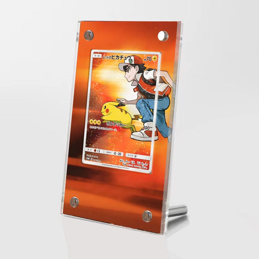 Ash Ketchum & Pikachu 270/SM-P - Pokémon Extended Artwork Protective Card Display Case