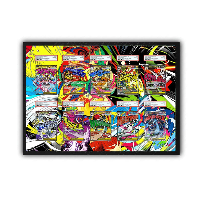 Pokemon Mega Evolution - Extended artwork Metal Frame