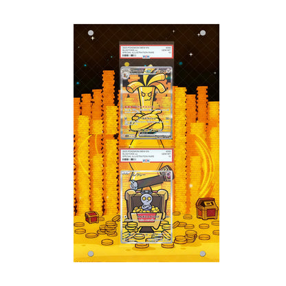 Gholdengo & Gimmighoul - Pokémon Extended Artwork Protective Card Display Case