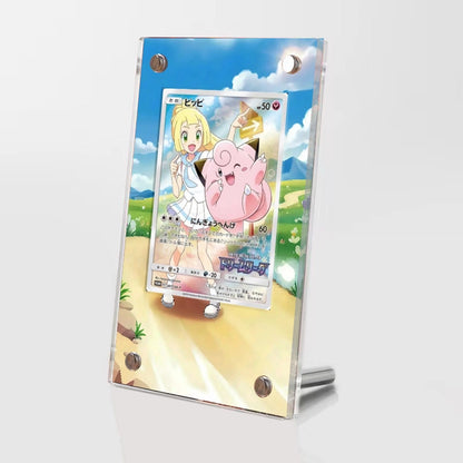 Lillie's Clefairy 178/SM-P - Pokémon Extended Artwork Protective Card Display Case