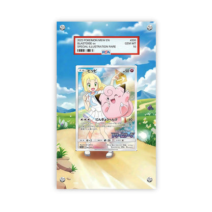 Lillie's Clefairy 178/SM-P - Pokémon PSA Extended Artwork Protective Card Display Case
