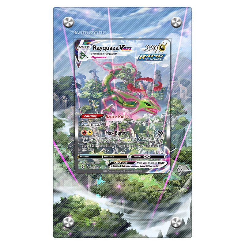 Rayquaza VMAX 218/203 Pokémon Extended Artwork Protective Display Case