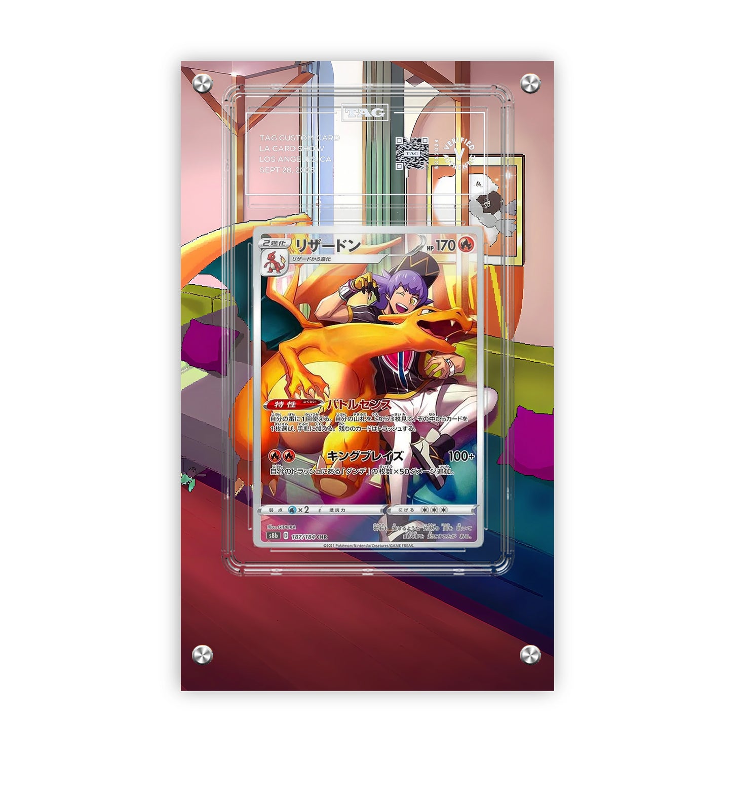 Charizard - TG03/TG30 - Pokémon Extended TAG Artwork Protective Card Display Case