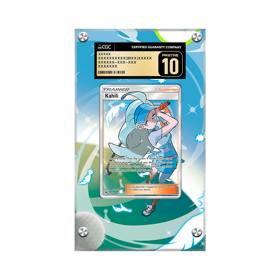 Kahili – 210/214 Pokémon Extended Artwork Protective Display Case Psa/cgc/raw