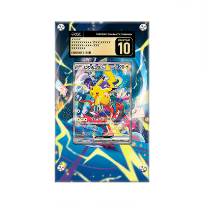 Pikachu Ex 001/030 - Pokémon CGC Extended Artwork Protective Card Display Case