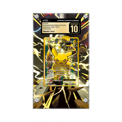 Pikachu EX – XY124 - Pokémon CGC Extended Artwork Protective Card Display Case