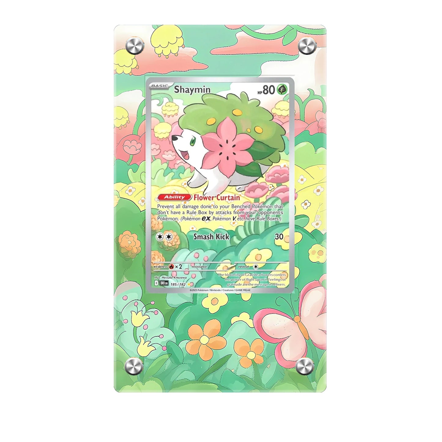 Shaymin 185/182 - Pokémon Extended Artwork Protective Card Display Case