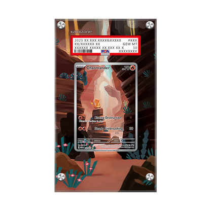 Charmander 168/165  - Pokémon Extended Artwork Protective Display Case Psa/cgc/raw