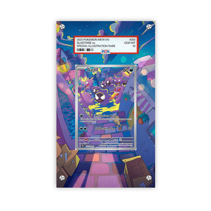 Gastly 177/162 - Pokémon PSA Extended Artwork Protective Card Display Case