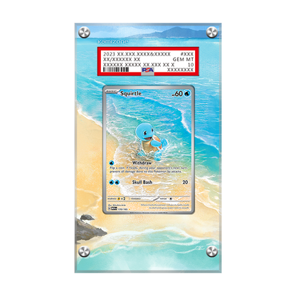 Squirtle 170/165 - Extended Artwork PSA Case | KamiZone Squirtle 170/165 - Extended Artwork PSA Case | KamiZone
