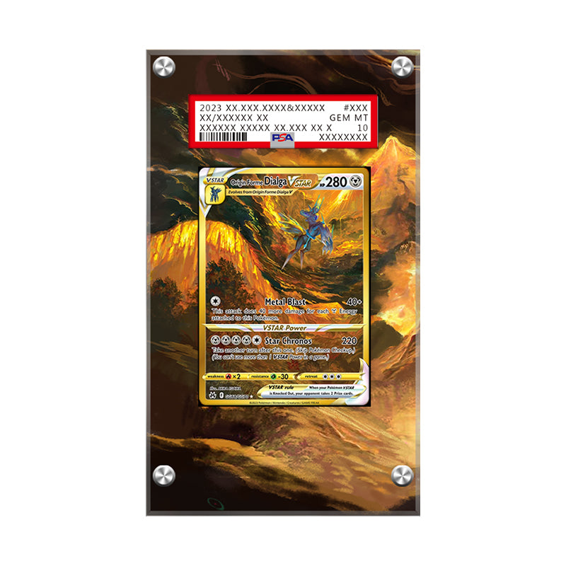 Dialga VSTAR Gg68/gg70 - Pokémon Extended Artwork Protective Display Case Psa/cgc/raw