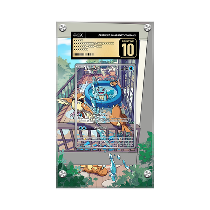 Squirtle 148/142 - Pokémon Extended Artwork Protective Display Case Psa/cgc/raw