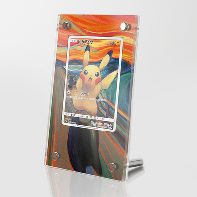 Pikachu 288/SM-P SCREAM Munch - Pokémon Extended Artwork Protective Display Case