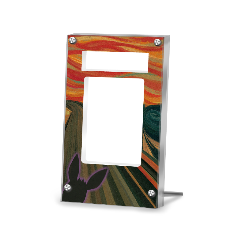 Rowlet 290/sm-p Scream Munch - Pokémon Extended Artwork Protective Display Case Psa/cgc/raw