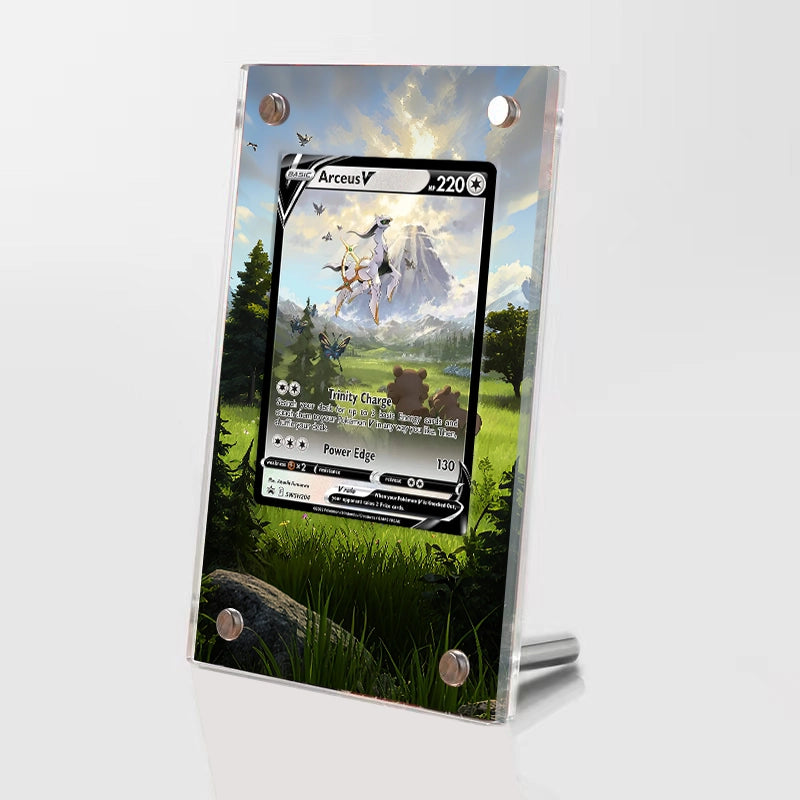 Arceus V SWSH204 - Pokémon Extended Artwork Protective Card Display Case