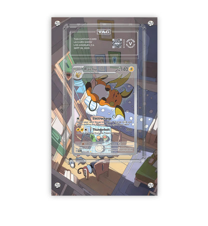 Raichu 211/193 - Pokémon Extended Artwork Protective Card Display Case Psa/cgc/tag/raw