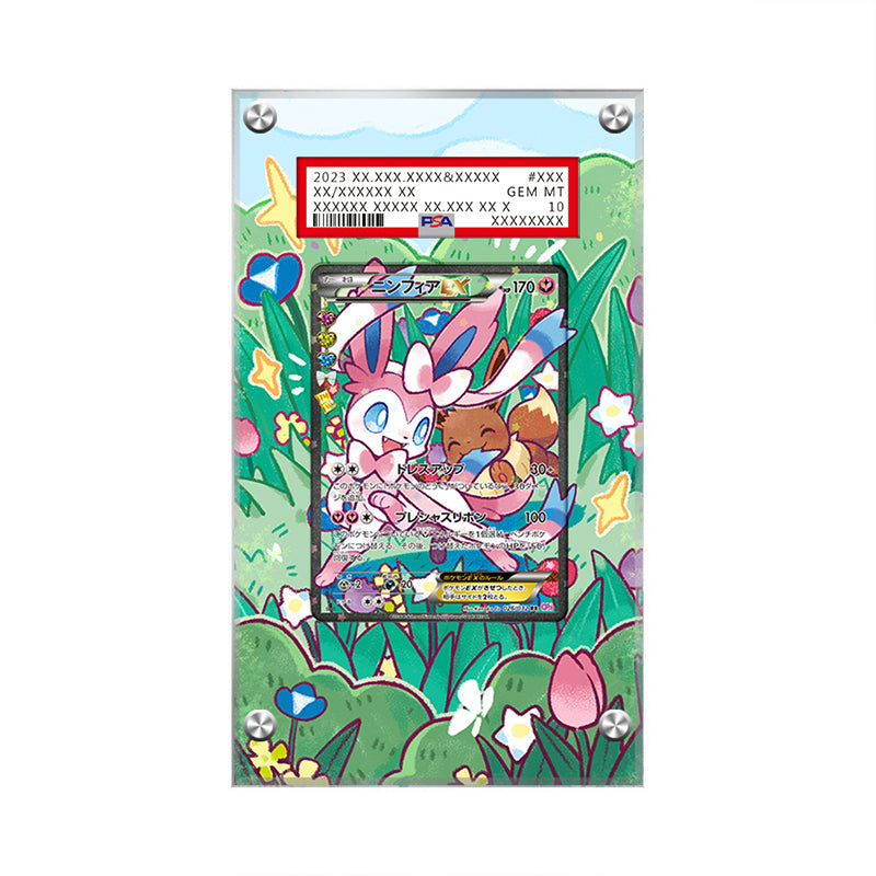 Sylveon-ex - Pokémon Extended Artwork Protective Display Case Psa/cgc/raw