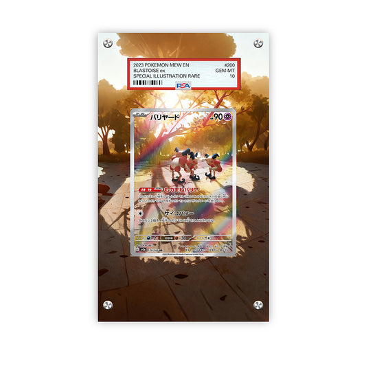 Mr. Mime 179/165 - Pokémon PSA Extended Artwork Protective Card Display Case